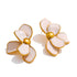 Small gold stud earrings for sensitive ears – stainless steel and nickel-free.