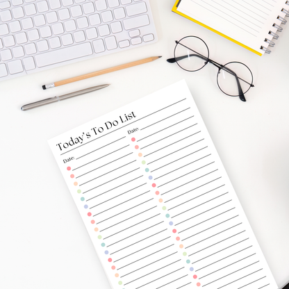 Daily To-Do List and Schedule: 50 Page Tear-Off Notepad