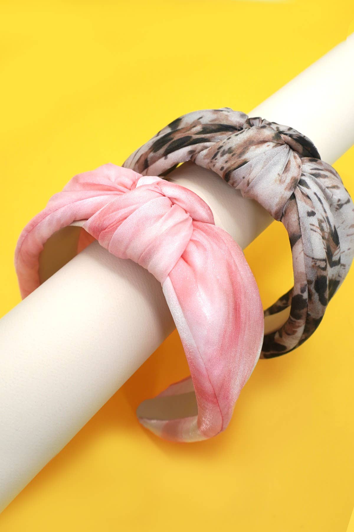 SOFT KNOTTED BOHO HEADBAND HAIR BAND | 40HB185: Pink