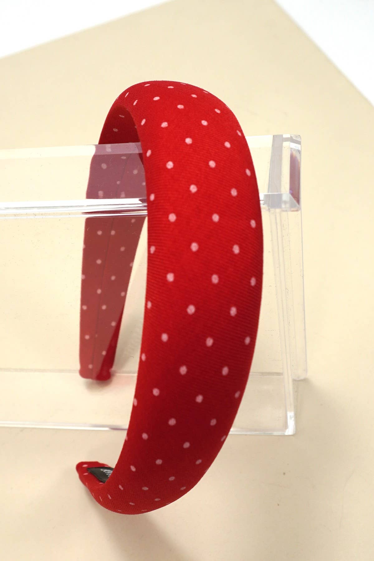 POLKA DOT PADDED HEADBAND | 40HB203: Black