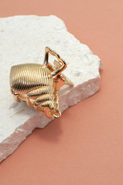 Gold-Tone Nautical Mini Hair Claw Clip 3 Pcs Set | 40H1075: SET
