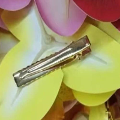 Tropical Orchid Silk Floral Hair Clip | 40H1092: PINK