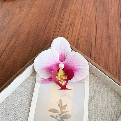 Tropical Orchid Silk Floral Hair Clip | 40H1092: PINK