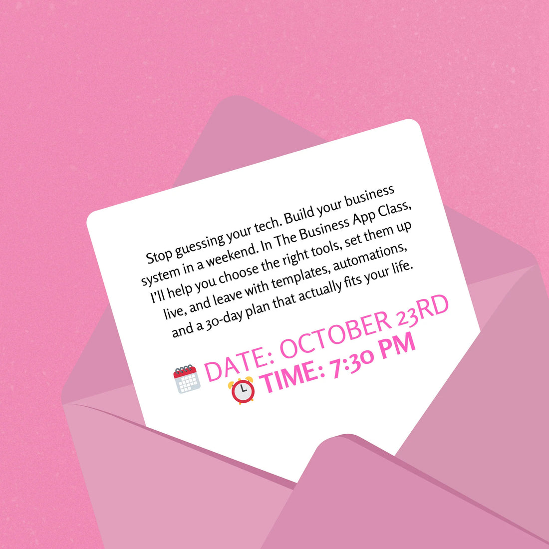 The Business App Class