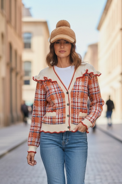 Cozy Luxe Pom-Pom Hat with Visor
