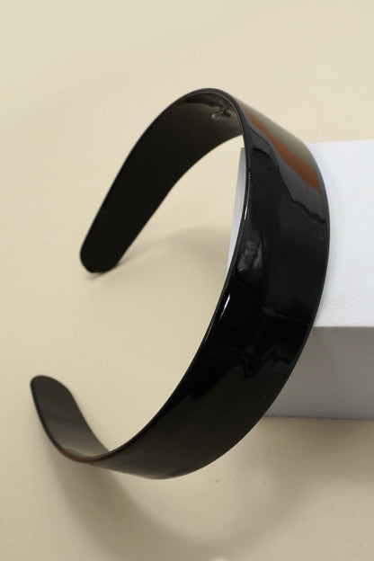 TRENDING ACETATE WIDE HAIR BAND HEADBAND | 40HB183: OFF WHITE