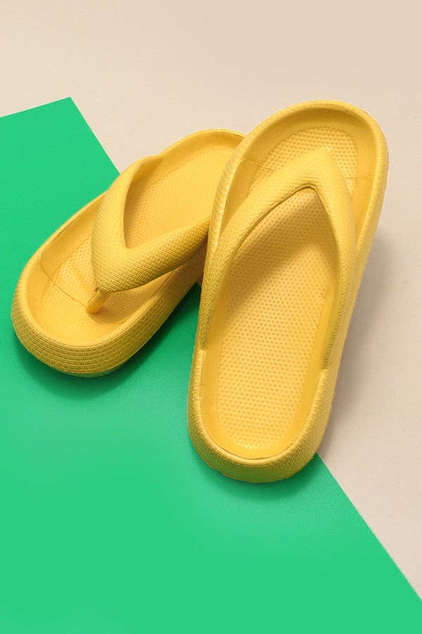 NON SLIP EVA COMFY CLOUD SLIDES SLIPPERS | 40SP013: PINK / SMALL